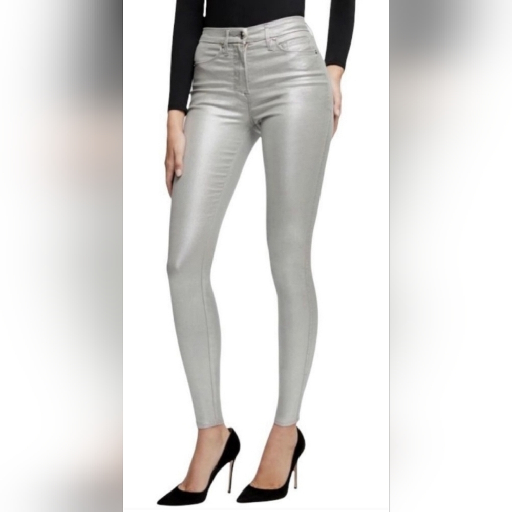 Good American Silver Ankle & Cropped Jeans